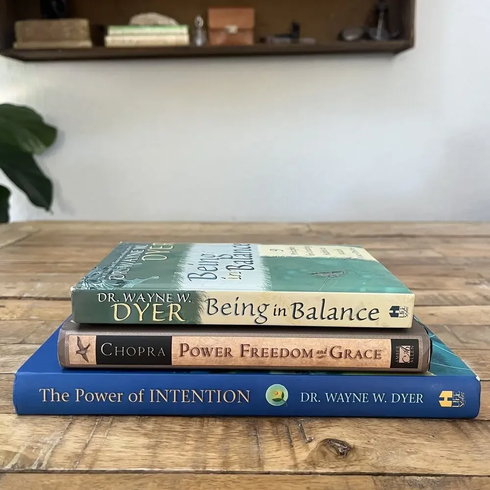 Dr. Wayne Dyer & Deepak Chopra Self-help and Personal Growth Book Lot of 3